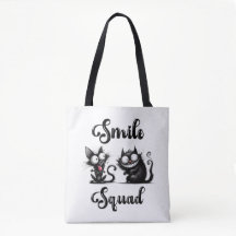 Smile Squad with Funny Cats Design