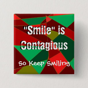 Smile Square Button