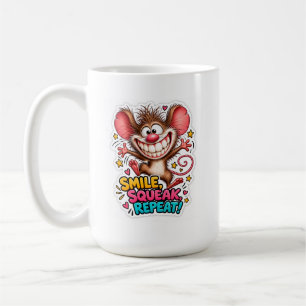 🐭✨ Smile, Squeak, Repeat! Funny Mouse Mug ☕💖