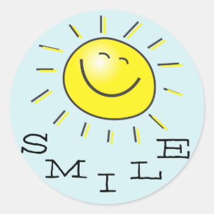 Smile Sun Sticker