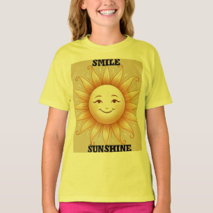 Smile Sunshine – Cute Happy Sun T-Shirt