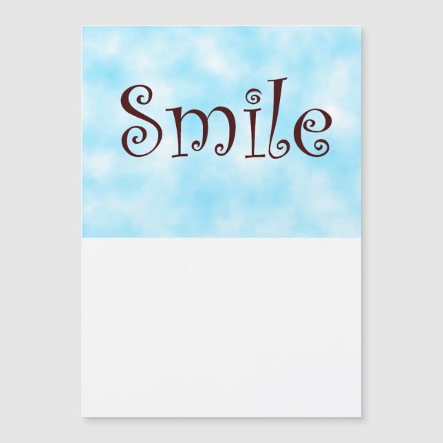 Smile-thin magnetic magnet (Front)