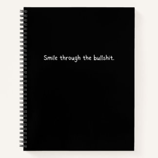 Smile Through the Bullsh*t Journal – Sleek 