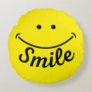 Smile Throw Pillow