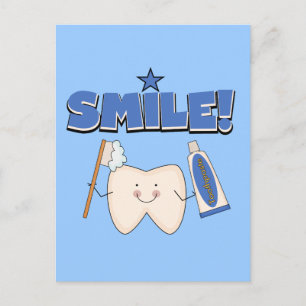 SMILE - Tooth T-shirts and Gifts Postcard