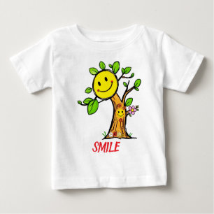 "Smile Tree" Positive Vibes Baby T-Shirt