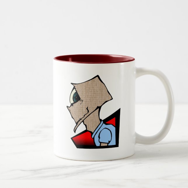 Smile Two-Tone Coffee Mug (Right)