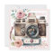 Smile | Vintage Camera  Birthday Photo Card