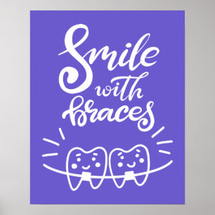 Smile With Braces   Smiling Teeth Poster