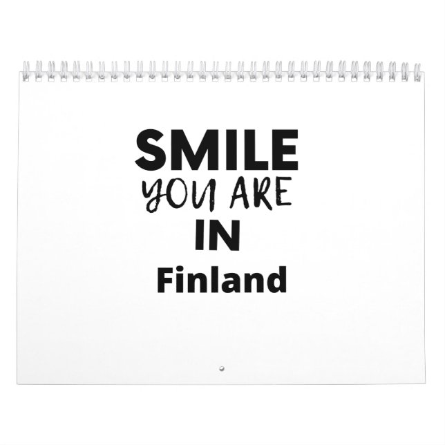 SMILE YOU ARE IN Finland Calendar (Cover)
