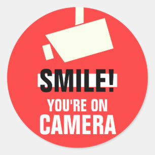 Smile! You're On Camera Stickers