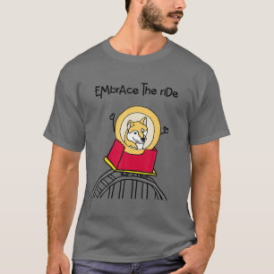 Smilecryptos Funny Dogecoin Rollercoaster Cryptocu T-Shirt