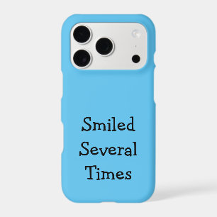 Smiled Several Times Phone Case