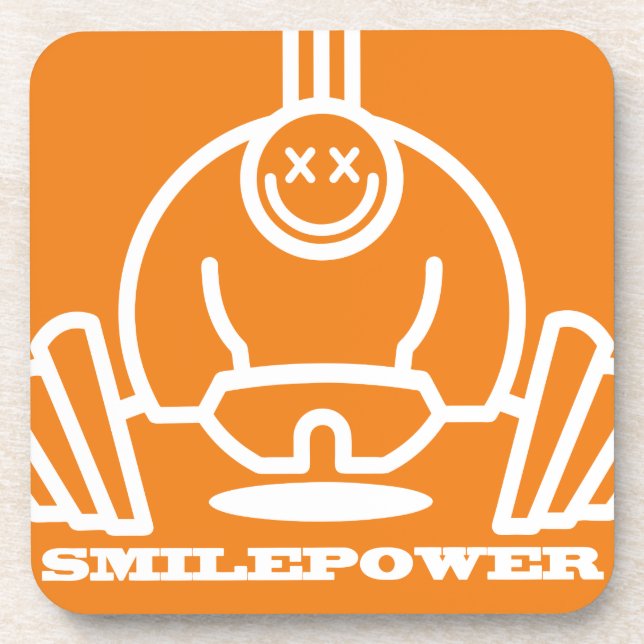 smilepower beverage coaster (Front)