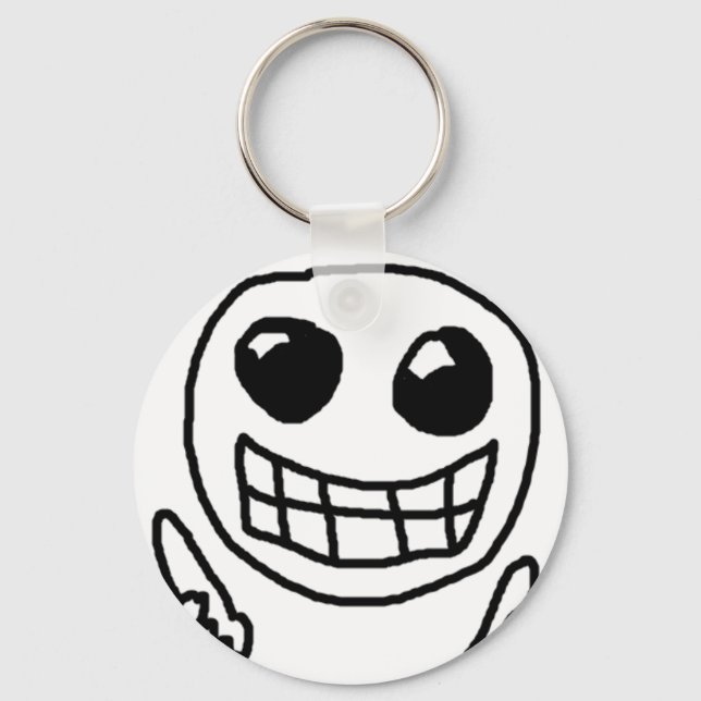 Smiles Are Awesome! Key Ring (Front)