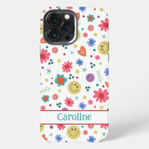 Smiles Inspirivity Cute Teen Girly Colourful iPhone 13 Pro Max Case