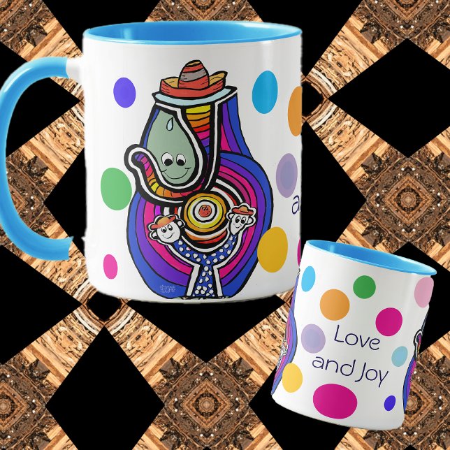 Smiles Joy Party Cartoon Art Mug (Creator Uploaded)