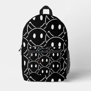 Smiles Printed Backpack