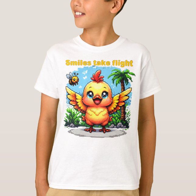 Smiles Take Flight With T-Shirt (Front)