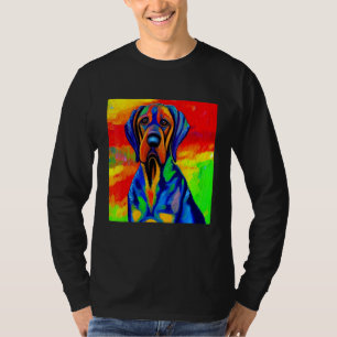 Smileteespets Bloodhound Puppy Dog Pop Art T-Shirt