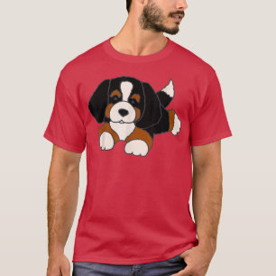 Smileteespets Funny Bernese Mountain Dog Puppy Car T-Shirt