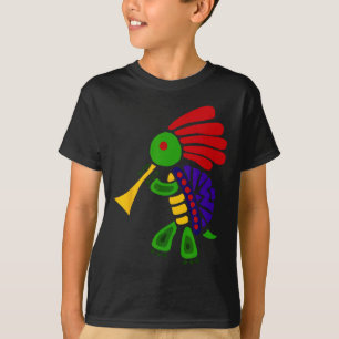 Smiletodaytees Funky Turtle Dancing Kokopelli  T-Shirt