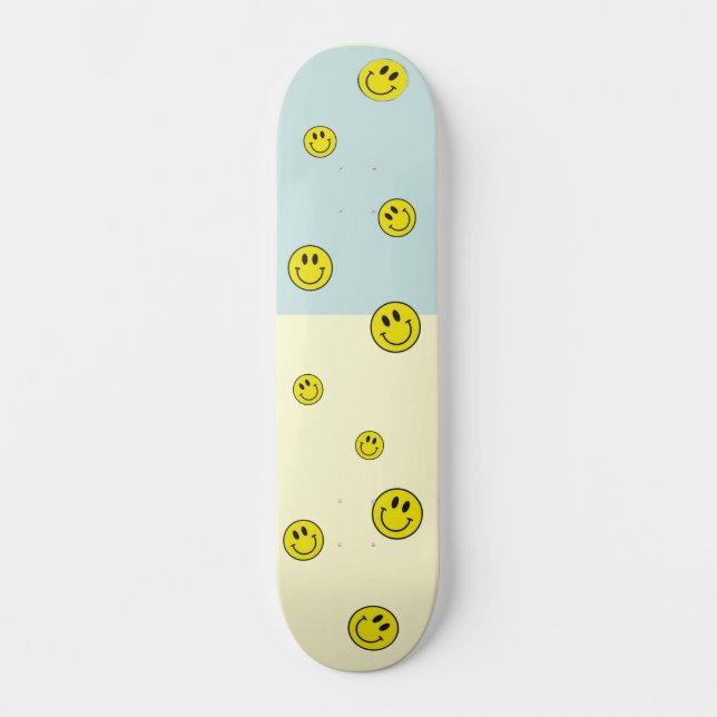 Smiley Bear smiley face skateboard  (Front)