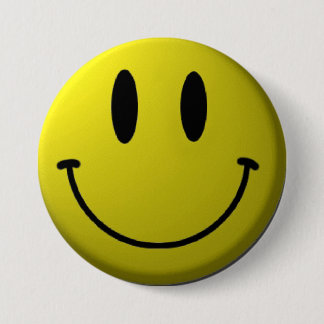 Smiley-Face 7.5 Cm Round Badge