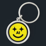 Smiley Face AI™ Keychain<br><div class="desc">Smiley Face AI™ Key Chains</div>