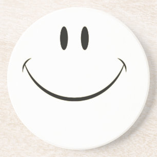 Smiley face coaster