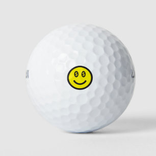 $$ Smiley Face Golf Balls