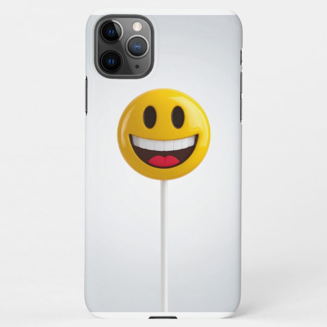 smiley face iPhone case (Back)