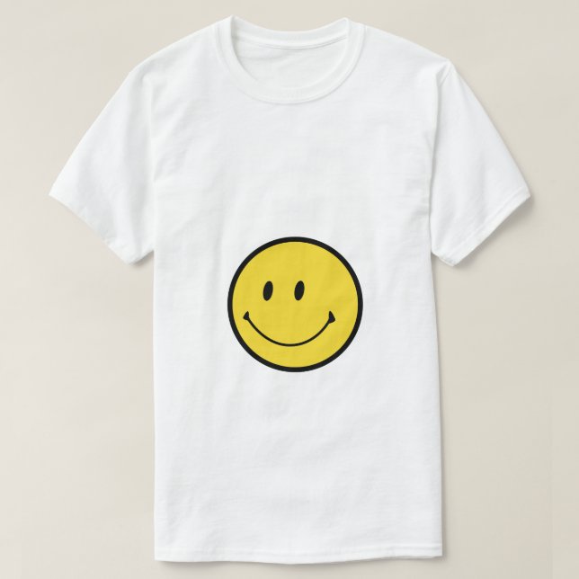 Smiley Face  Logo T- Shirt (Design Front)