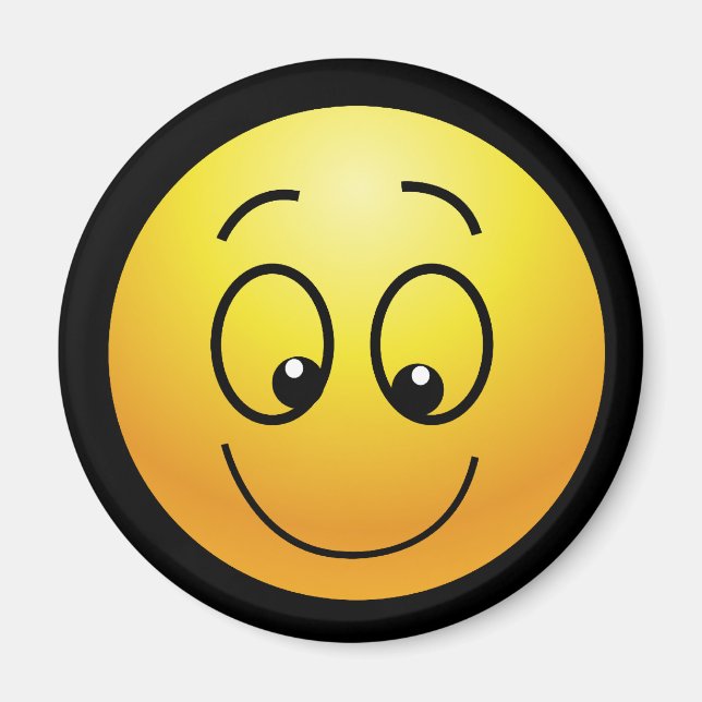 Smiley Face Magnet (Front)