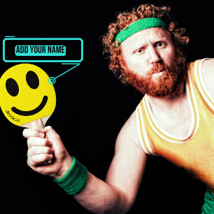 Smiley Face Ping Pong Paddle