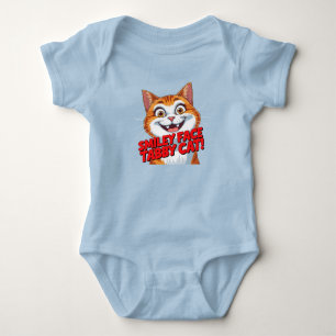 Smiley Face Tabby Cat!!! Baby BodySuit