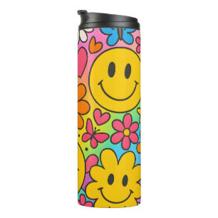 Smiley Faces Thermal Tumbler