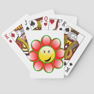 Smiley Sun Playing Cards