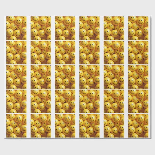 smileys wrapping paper (Flat)