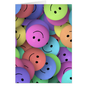 SMILIE COLLAGE HAPPY FACES COLORFUL BACKGROUNDS WA