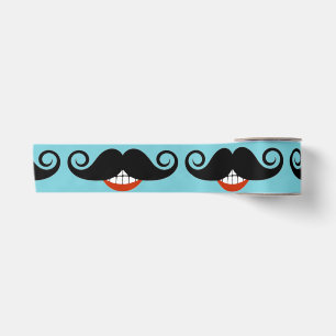 Smilie Moustache Satin Ribbon