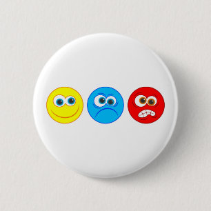 Smilies 6 Cm Round Badge