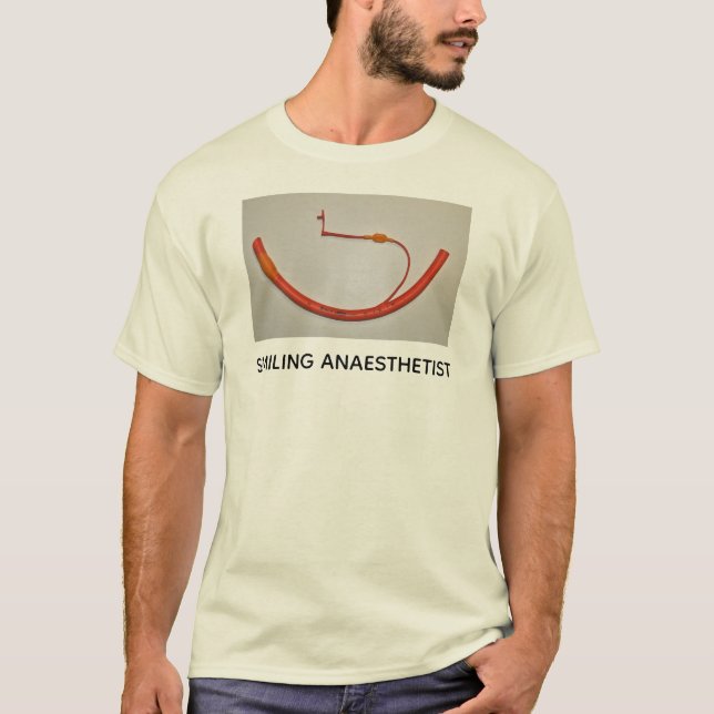 Smiling Anaesthetist T-shirt (Front)