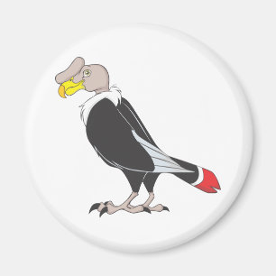 Smiling Andean Condor Bird Magnet
