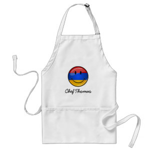 Smiling Armenian Flag Standard Apron