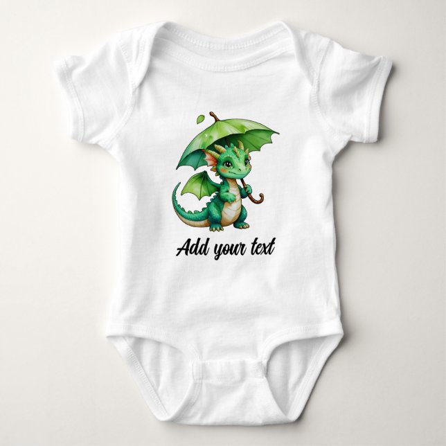 Smiling Baby Dragon Bodysuit (Front)