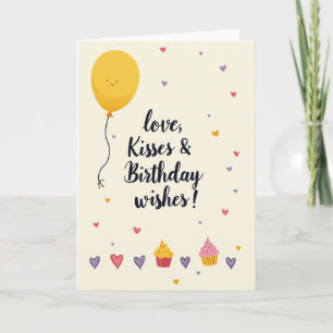 Smiling Balloon Birthday Card