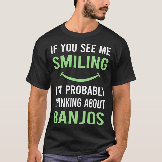 Smiling Banjo T-Shirt (Front)