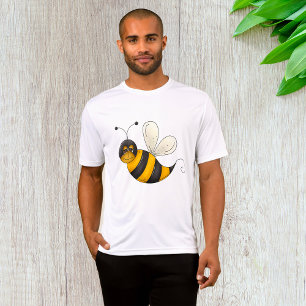 Smiling Bee Fun Bumblebee Character T-Shirt