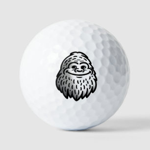 Smiling Bigfoot - Sasquatch Sighting Golf Balls